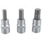 Performance Tool 3-Pc Brake Caliper Hex Bit Set Hex Bit Socket, W1336 W1336 - alternate 1